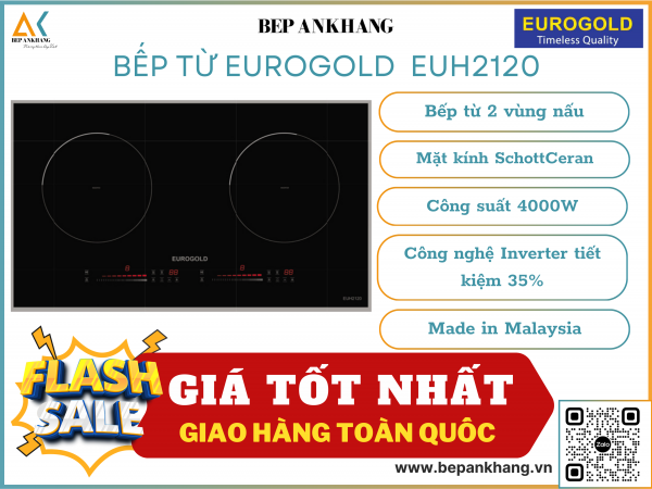 Bếp từ Eurogold  EUH2120 - Made in Malaysia